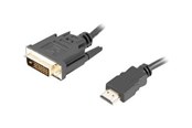 Display Kabel - Lanberg adapter cable - HDMI / DVI - 1.8 m - CA-HDDV-20CU-0018-BK