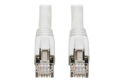 Netzwerk - Kabel - Tripp Lite Eaton Series Cat8 25G/40G Certified Snagless Shielded S/FTP Ethernet Cable (RJ45 M/M) PoE White 25 ft. (7.62 m) - Weiß - 7.5m - N272-025-WH