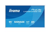 Digital Signage & Hotel - iiyama ProLite LH5581UHSG-1AG 55" Class (54.6" viewable) LED-backlit LCD display - 4K - for digital signage - LH5581UHSG-1AG