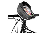Fahrrad-Zubehör - Wozinsky Bicycle Handlebar Bag with Phone Case 1 L Black (WBB16BK) - 5907769300585