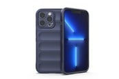 Handys - Cover & Cases - Hurtel Magic Shield Case - iPhone 13 Pro Flexible Armored Cover Dark Blue - 9145576258576