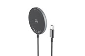 Handys - Adapter und Ladegeräte - Wozinsky Magnetic Induction Charger 15W Wireless Qi2 - Black - 5907769367533