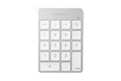 Tastaturen - Satechi Slim Wireless Keypad - Compact Bluetooth Keyboard with Long-Lasting Battery and Aluminum Finish - Numpad - Silber - ST-KSALKPS