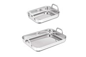 Backbleche, Bratpfannen & Roste - Tefal Tropfschale Emotion Ovenware 2 pcs set - J155S204