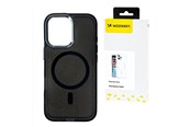 Handys - Cover & Cases - Wozinsky Glitter Case with Mag Safe for Samsung Galaxy S25+ - Black with Glitter - 5907769369872