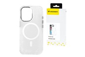 Handys - Cover & Cases - Wozinsky Glitter Case with Mag Safe for Samsung Galaxy S25+ - Transparent with Glitter - 5907769369902