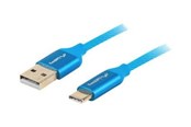 USB Kabel - Lanberg Premium - USB-C cable - USB-C to USB - 1 m - CA-USBO-22CU-0010-BL