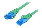 Netzwerk - Kabel - Lanberg patch cable - 0.5 m - green RAL 6024 - Blau - 0.5m - PCF6A-10CC-0050-G