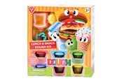 Kreativ-Spiele - Playgo Lunch and Candy Clay Set - 6 Clay Pots - 8211