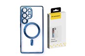 Handys - Cover & Cases - Wozinsky Electroplated Case with Magsafe for Samsung Galaxy S25+ - Blue - 5907769370335