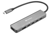 Dockingstationen - Sandberg USB-C 6-in-1 MediaDock - 136-77