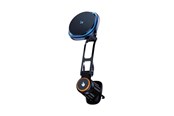 Handys - Anderes Zubehör - Wozinsky WCT5-6S2Y Car Mount with Qi/MagSafe Induction Charger 15W with Air Vent Grille Fan - Black - 5907769372506