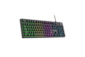 Tastaturen - Wozinsky WKG-200 Keyboard with RGB Membrane Gaming Roller - Black (US International ISO) - Gaming Tastatur - 100% - US International - Schwarz - 5907769384165