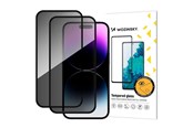 Handys - Schutzfolie - Wozinsky  Privacy Glass Tempered Glass Privatizing for iPhone 17 / 16 Pro Set of 2 - 5907769380105