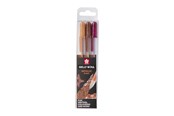 Utensilien zum Schreiben und Zeichnen - Sakura Gelly Roll metallic Set 3 Gel Pens Nature - POXPGBMET3D