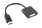Display Kabel - Lanberg - video adapter - DisplayPort to DVI-D - 10 cm - AD-0007-BK