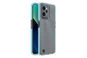 Handys - Cover & Cases - Hurtel Spring Case for Realme C31 Silicone Cover with Frame Light Blue - 9145576265093