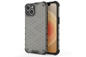 Handys - Cover & Cases - Hurtel Honeycomb Case for iPhone 14 Armored Hybrid Cover Black - 5907769348884