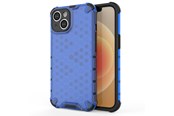 Handys - Cover & Cases - Hurtel Honeycomb Case for iPhone 14 Armored Hybrid Cover Blue - 9145576266090