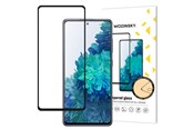 Handys - Schutzfolie - Wozinsky Super Durable Full Glue Tempered Glass Full Screen With Frame Case Friendly Samsung Galaxy S20 FE Black - 9111201915237
