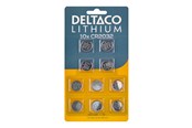 Batterien und Akkus - Deltaco battery - 10 x CR2032 - Li - CR2032-10B