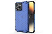 Handys - Cover & Cases - Hurtel Honeycomb Case for iPhone 14 Pro Max Armored Hybrid Cover Blue - 9145576266182