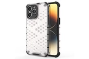 Handys - Cover & Cases - Hurtel Honeycomb Case for iPhone 14 Pro Max Armored Hybrid Cover Transparent - 9145576266199