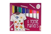 Utensilien zum Schreiben und Zeichnen - Lobbes Textile Markers 8 pcs. - 927007