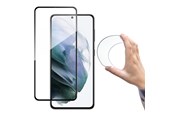 Handys - Cover & Cases - Wozinsky  Full Cover Flexi Nano Glass Film Tempered Glass with Frame Samsung Galaxy S21+ 5G (S21 Plus 5G) Black - 9111201928305