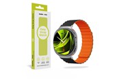 Smartwatch - Accessories - Mobile Origin Easy Strap Magnetic Galaxy Watch 8 Black/Orange - MO-MGW8-BLK-ORG