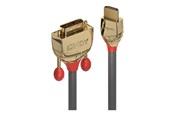 Display Kabel - Lindy Gold Line adapter cable - HDMI / DVI - 5 m - 36197