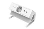 Stromkabel (Extern) - Fellowes Power Desk Type F - White - 100137173