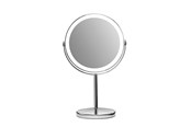 Kosmetik Spiegel - Gillian Jones Opladeligt LED bordspejl med 10x forstørrelse og USB-C - Chrom - 10218-81