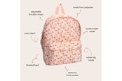 Schul-Zubehör - Kidzroom Backpack Magical Meadows - Quilted - Pink - 030-00632