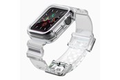 Smartwatch - Accessories - Hurtel Silicone Band Strap Bracelet Case Strap Light Set for Apple Watch 40mm - Black - 5907769331756