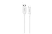 USB Kabel - Dudao L2sL USB-A Cable - Lightning 6A 1.2m - White - 6976625336098