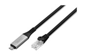 Netzwerk - Kabel - DIGITUS network cable - 15 m - black - Schwarz - AK-300601-150-S