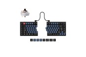 Tastaturen - Keychron Q11 Split 75% Knob QMK/VIA - Keychron K Pro Brown - Ergonomische Tastatur - 75% - Nordic ISO - Schwarz *DEMO* - Q11-M3-BO