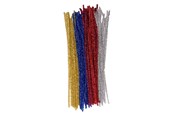 Kunst & Handwerk Ausstattung - Colorations - Glitter Chenille Wire 50 pcs. - CH11PC01