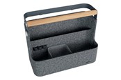 Archivierung und Aufbewahrung - Leitz Hängender Schreibtisch Organizer mit Griff, aus Filz - 61990089
