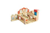 Holzspielzeug - Bigjigs Wooden Grand Central Station Playset - BJT613