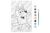 Kunst & Handwerk Ausstattung - Creative Craft Group Bluey Paint by Number Canvas - 29.7 x 19.5 cm - 161004