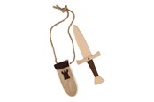 Holzspielzeug - Playwood Wooden Dagger Luxury with Sheath - RS720B