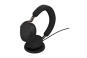 Kopfhörer/Headsets - Jabra Evolve3 75 MS Link390a - Black (Incl. Wireless Charging Pad) - 37599-999-989