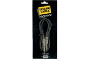 Audio Kabel - Yellow Cable P050 - 2 x 1/4" Klinke/Klinke Patchkabel 50cm. - ECO P050