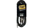 Audio Kabel - Yellow Cable K07M-3 - 2 x 1/4" Jack - 3,5mm. TRS Mini-Jack-Kabel 3m. - ECO K07M-3