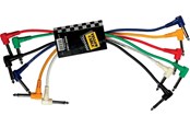Audio Kabel - Yellow Cable P030C-6 - 6 x 1/4" Abgewinkelte Klinke/Abgewinkelte Klinke Patchkabel 30cm. - ECO P030C-6