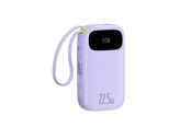 Powerbank (Akku) - Baseus EnerFill FC21 Qpow 3 Ultra 20000mAh 22.5W Powerbank with Digital Display and Cable Included - Purple Powerbank (Akku) - Purple - 20000 mAh - P10082107513-00