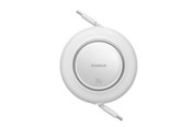 USB Kabel - Baseus Free2Pull Mini 100W Retractable USB-C Cable - USB-C 2m - White - P10364500213-00