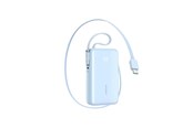 Powerbank (Akku) - Joyroom JR-PR2L 10000mAh 35W Power Bank with Built-in Retractable USB-C Cable and USB-C Lanyard Cable - Blue Powerbank (Akku) - Blau - 10000 mAh - JR-PR2 blue